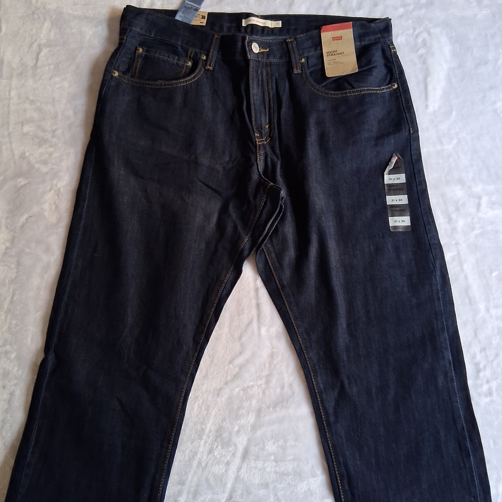 Levi's Men's Dark Blue Relaxed Jeans